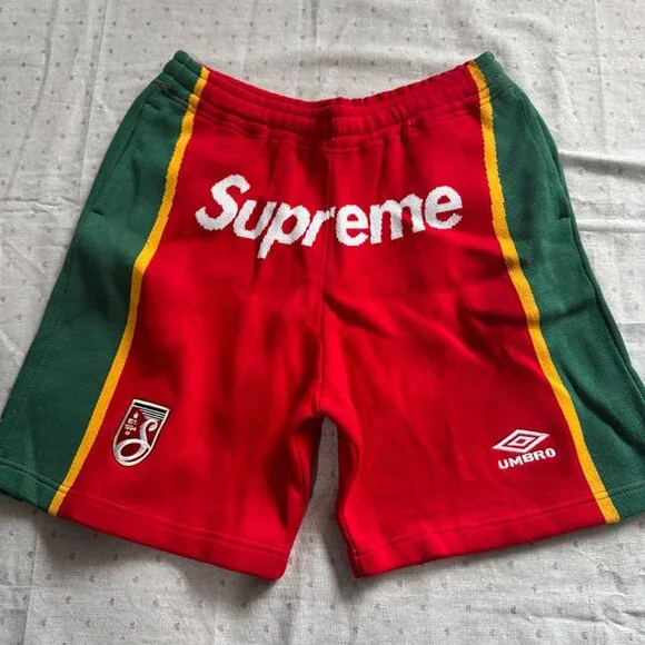 Supreme | Shorts | Supreme X Umbro Knit Soccer Short Red | Poshmark
